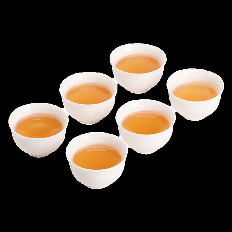 苏氏陶瓷 羊脂玉白瓷功夫茶杯小碗杯陶瓷品茗杯6个装(简装)