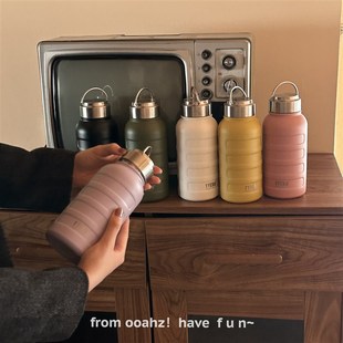 精选《多喝热水》不锈钢保温杯大容量750ml水杯运动水壶男女可携