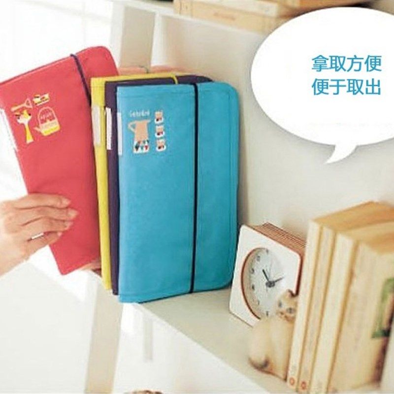 精选日式A5多层风琴包文件收纳夹多功能发票包增值税票据收纳夹文