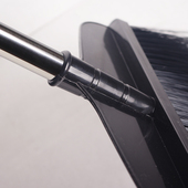 室内外软毛硬毛不锈钢学校工厂仓库加宽加长加大黑扫把扫帚笤帚