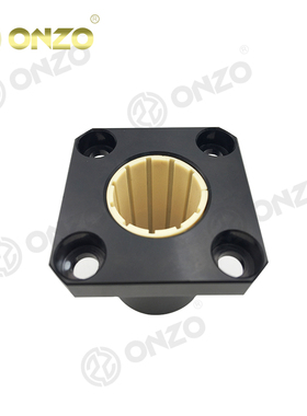 igus易格斯方法兰工程塑料直线轴承J-LMK10 12 16 20 25L滑动轴承