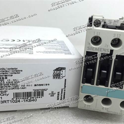 3RT1024-1KB40 17-30VDC 接触器3RT1024-1K..0现货正品全新