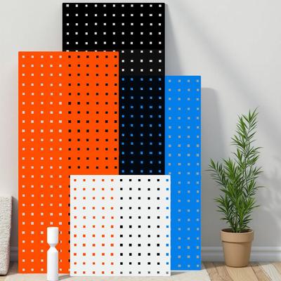 洞洞板玄关收纳挂架不锈钢整理架置物架挂钩挂墙板五金工具挂板架