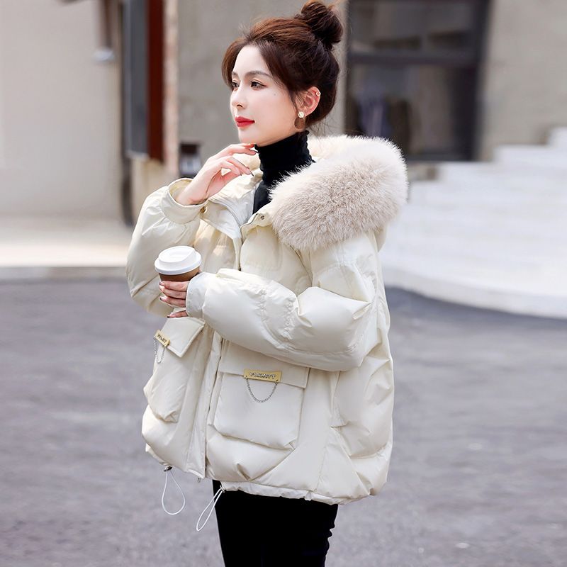 小个子羽绒棉服女2025年冬季新款加厚保暖棉袄棉衣短款外套ins潮