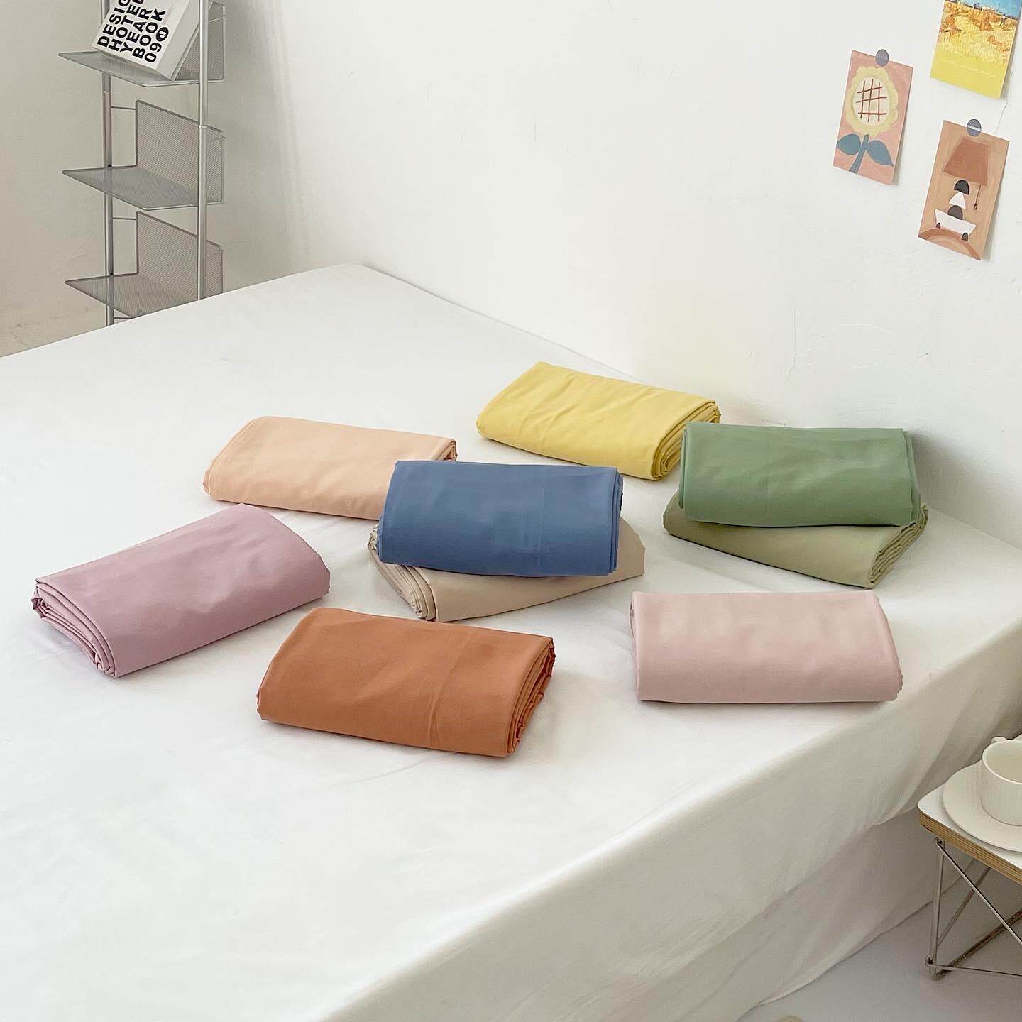 温柔拥抱｜柔软且细腻全棉50支磨毛床单加厚纯色床笠单件秋冬保暖