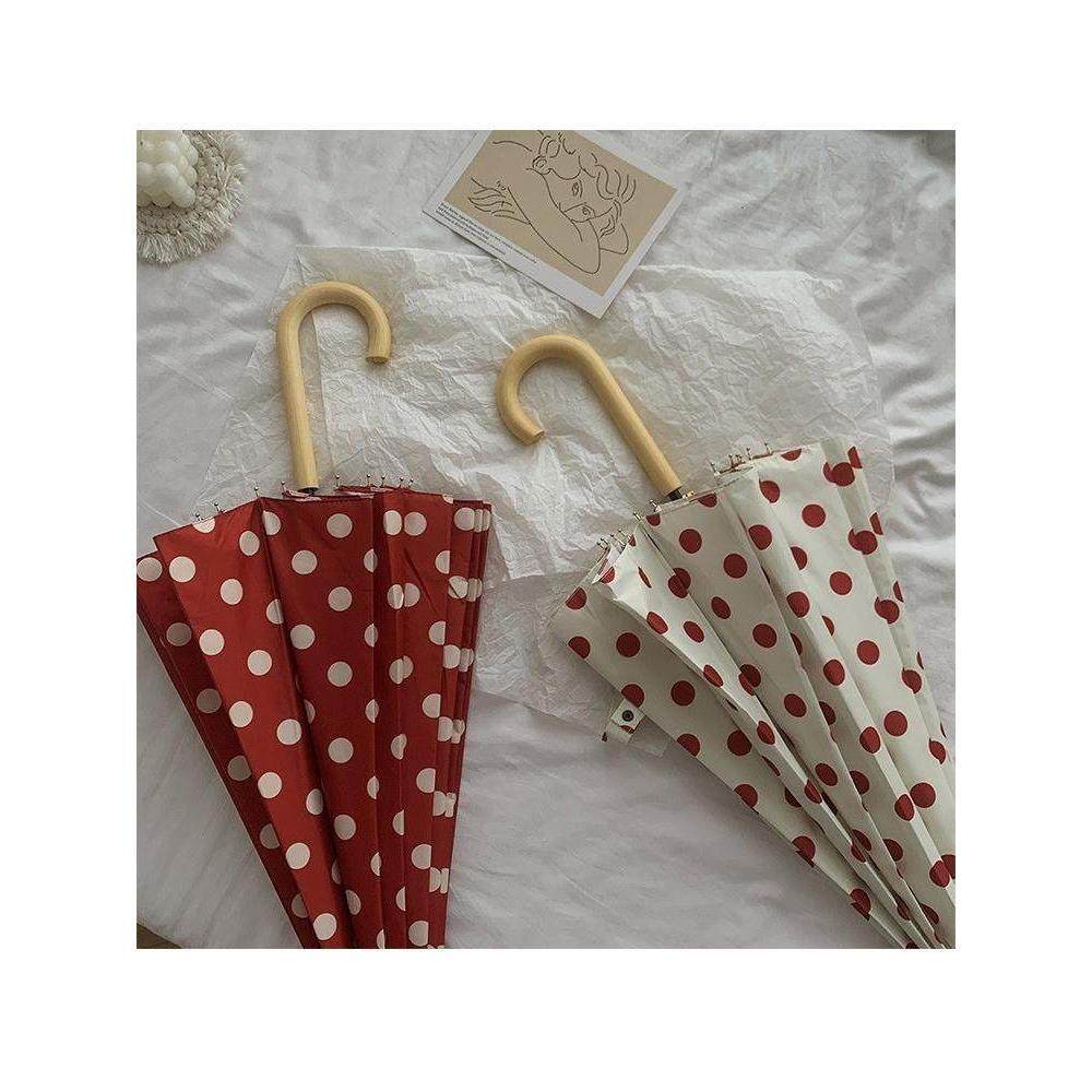 2025长柄伞16骨港式女伞，抗风圆点放大伞，高端，自动，结实，风,居家日用,伞,淘宝优惠券,粉丝福利购,淘宝优惠卷