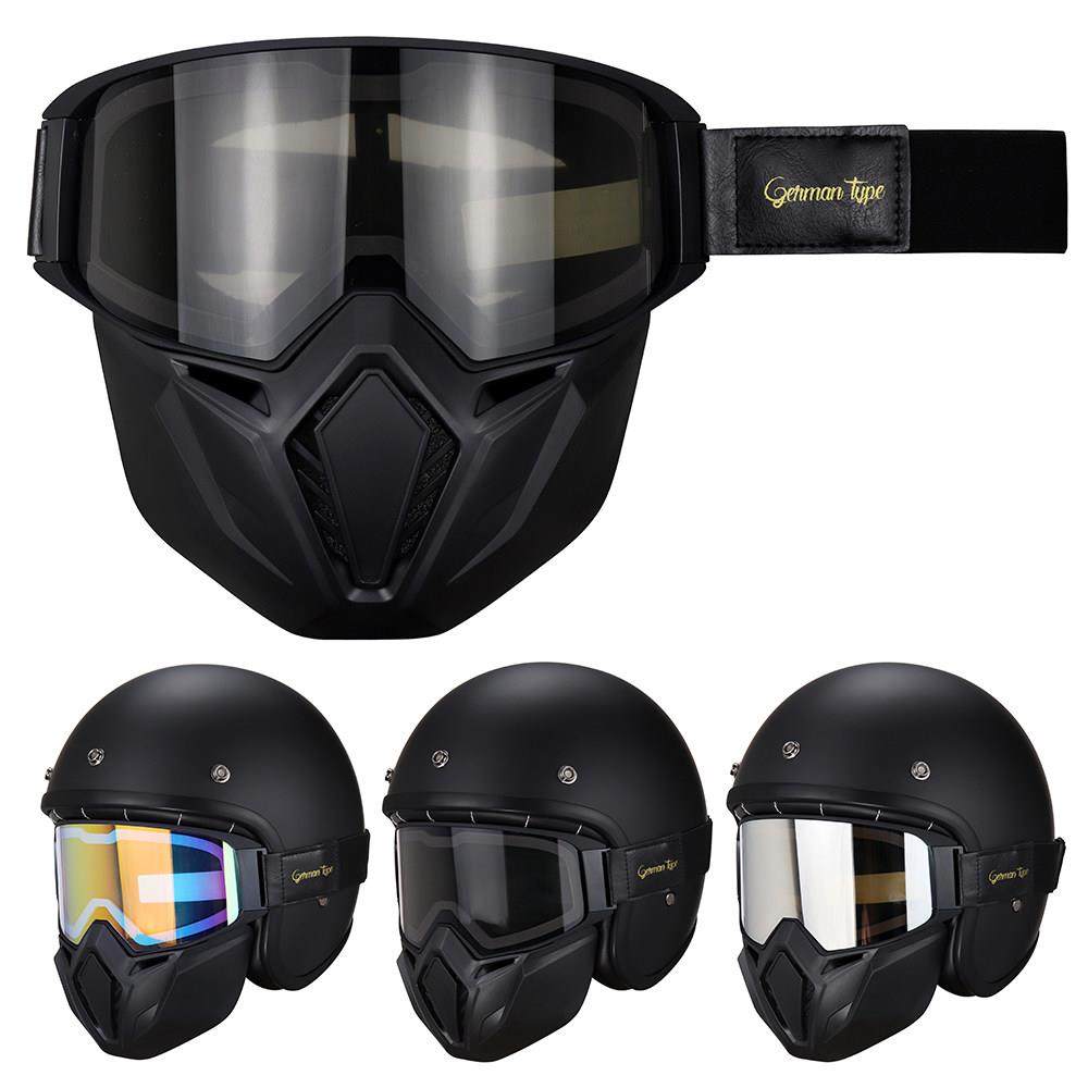 鲨鱼覆古头盔自行车面罩防雾双层镜片摩托车防护罩防风防沙面罩眼,摩托车/装备/配件,头盔饰配,淘宝优惠券,粉丝福利购,淘宝优惠卷