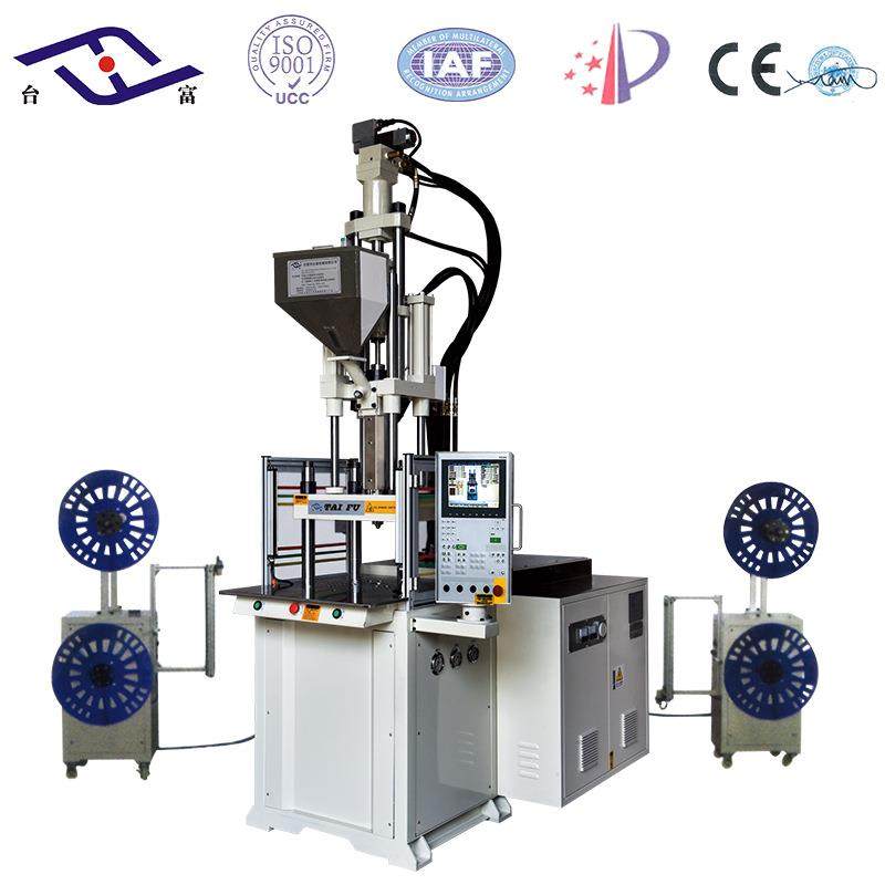 立式成型机薄壁塑胶产包胶成型LCP高速立式成型机_小型注塑包胶