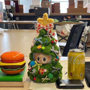 labubu圣诞树娃衣三代拉布布公仔圣诞树娃衣一代二代圣诞娃衣17cm