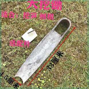 农用锻打长柄窄口锄头钢条锄除草刨根种菜挖笋花草弹簧农用工具