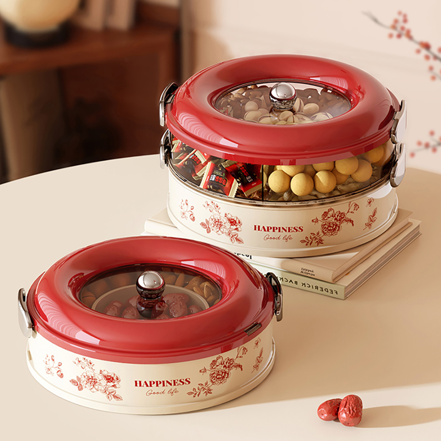 果盘客厅茶几家用精致干果坚果零食糖果盒分格收纳摆放盘2026新款,餐饮具,果盆/果盘/果篮,淘宝优惠券,粉丝福利购,淘宝优惠卷