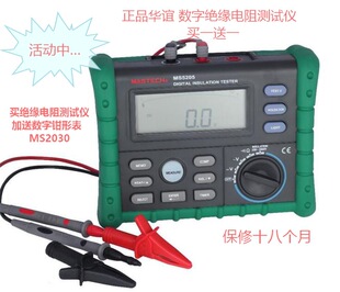 MS5205 MASTECH 1000V 数字绝缘电阻测试仪MS5203 2500V 华仪