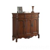 储物柜田园收纳柜地中海风格 门鞋 隔断柜百柜叶厅透气新20 美式 正品