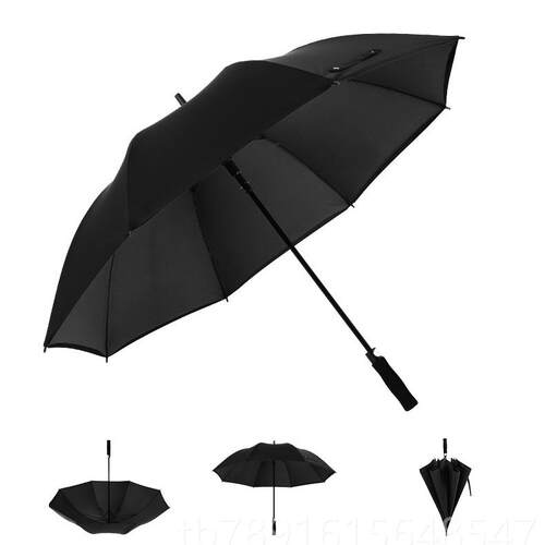 正品高尔夫伞双层超大号宾伞直把大雨伞1迎515米0cm直径特大把长