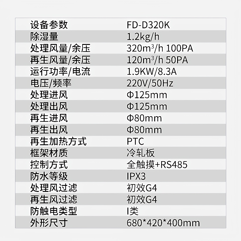 厂家工业转轮除湿机食品行业冷库低温除湿机厂用除湿转轮机器工厂