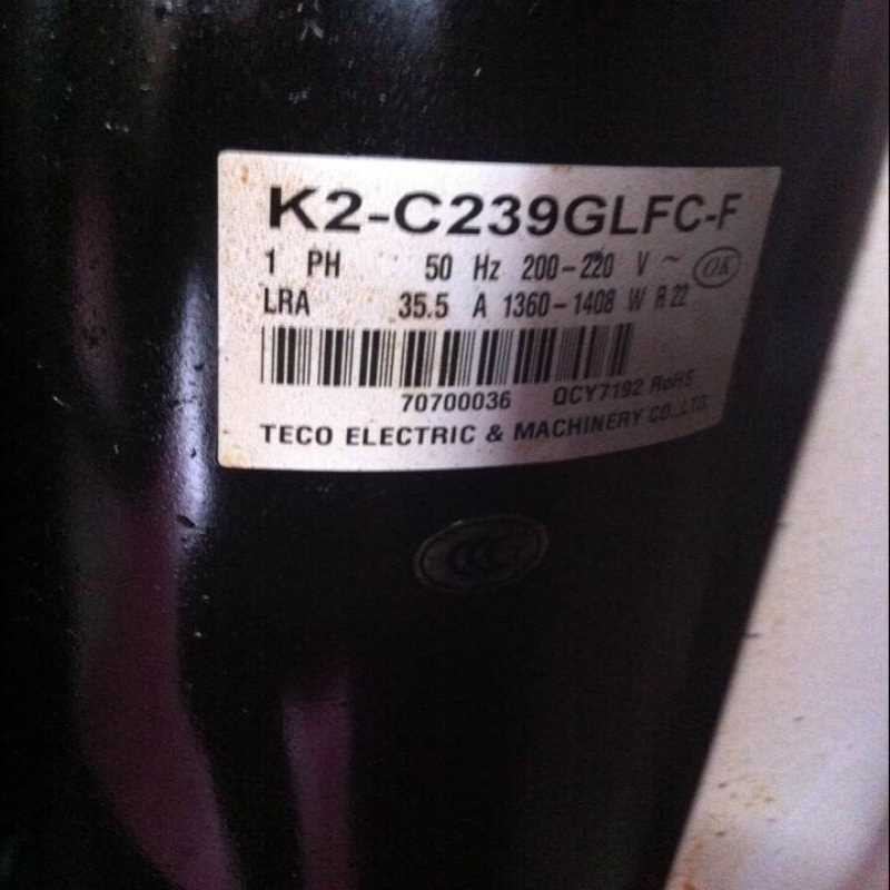 K2-C239GLFC-F  压缩机
