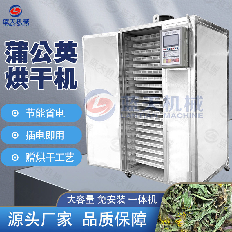 小型蒲公英烘干机 商用婆婆丁黄花地丁烘干箱 蒲公草除湿烘干设备