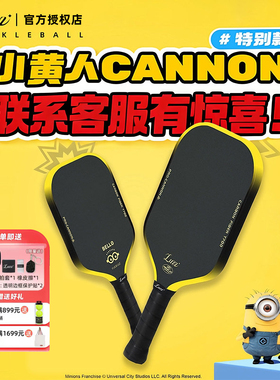 Luzz路兹匹克球拍板碳纤维加农炮小黄人联名专业高弹 pickleball