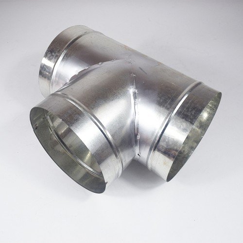 镀锌白铁皮风f管三通接头排风管T型抽烟机排烟管160烟机180换气扇