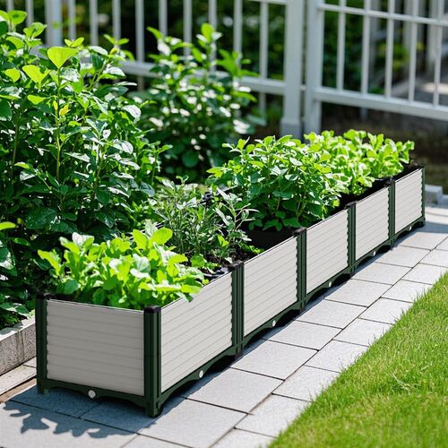楼顶种菜专用箱阳台种植盆神器长方形花箱家庭室外U特大塑料花盆