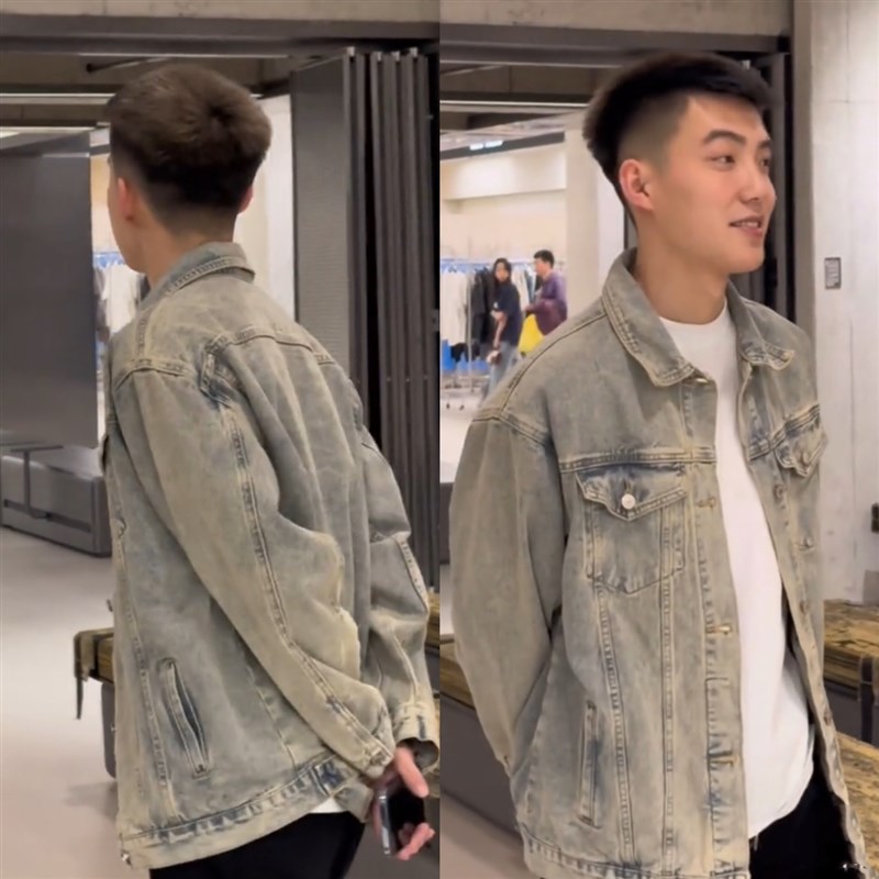 春秋新款翻领牛仔衣男复古v简约韩版休闲夹克青年时尚百搭上衣外