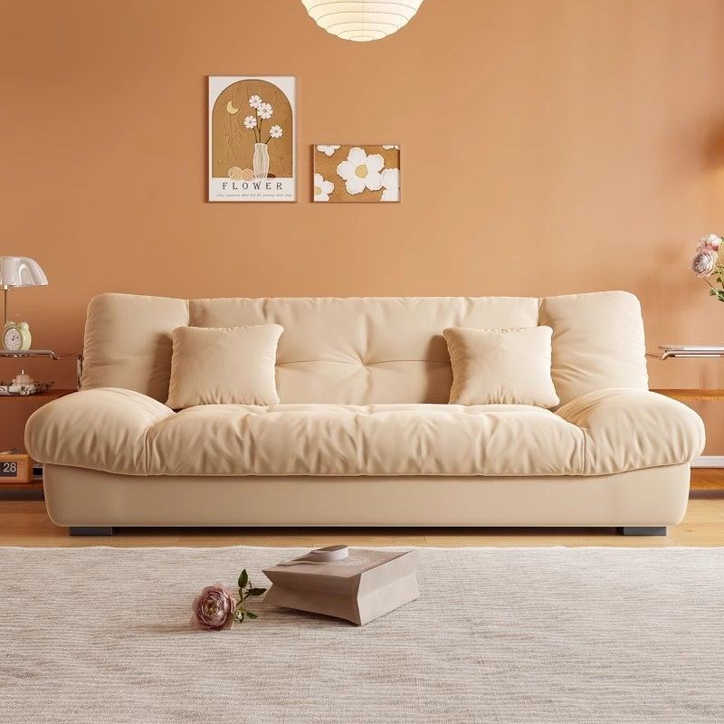 法式云朵沙发床折叠两用可躺可睡懒人F客厅卧室可折叠沙发床小户