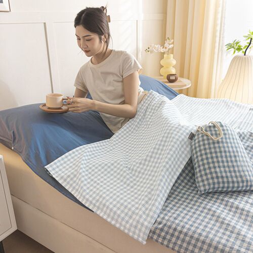 纯棉酒店隔脏睡袋全棉旅行床单被B套罩四件套出差旅游便携式旅睡