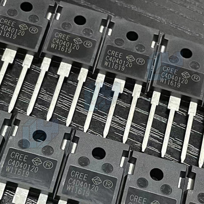 C4D40120D丝印C4D40120封装TO247-3碳化硅肖特基二极管1200V