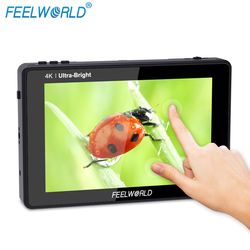 富威德LUT7S摄影监视器3DLUT触摸波形图4K双背扣【自动调节亮度】