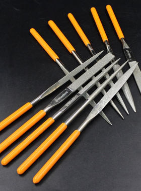 钢盾10件套金刚石打磨钢锉刀三角半圆平头扁锉子钳工S090005