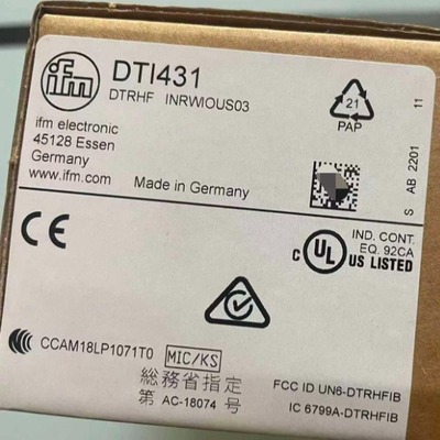 IFM易福门 RFID读写头HF DTI431 DTRHF INRWIOUS03
