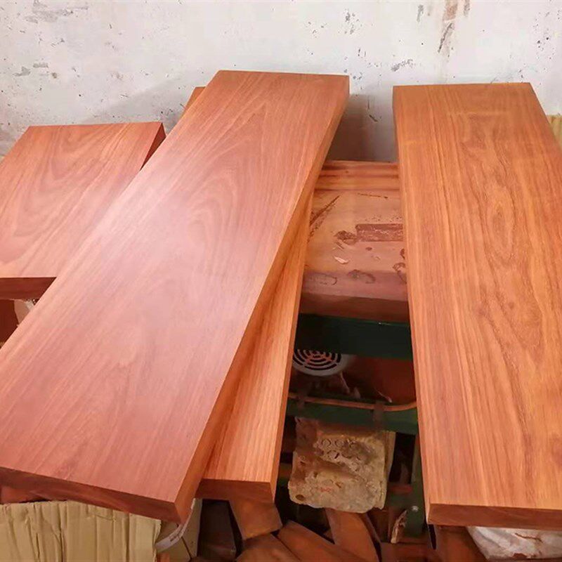 红花梨木料实木原木整块diy手工木质雕刻板片5厘米厚木板定制尺寸