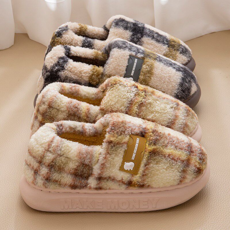 棉拖鞋女士秋冬季包跟保暖2025新款情侣室内家居防滑月子棉鞋男款