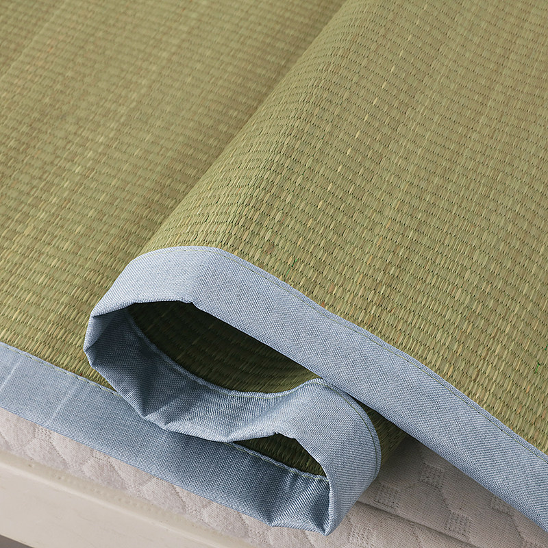 婴儿床凉席儿童幼儿园通用宝宝亚麻草席子推车坐垫午睡席四季夏季