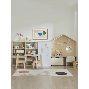 书架 斯堪 绘本 书柜 白板 纳维亚实木环保儿童教具柜