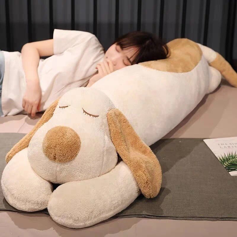 趴趴狗公仔娃娃毛绒玩具狗狗玩偶大抱枕可拆O洗大娃娃睡觉长条抱