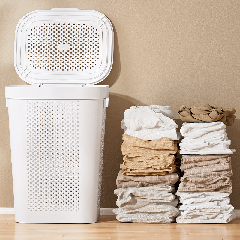 脏衣服收纳筐家用大容量带盖卫生间衣物衣服篮篓桶收纳Y洗衣篮有