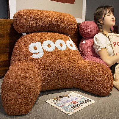 床头软包靠背垫学生宿舍床上看手机靠垫孕妇靠Q枕冬季座椅沙发腰