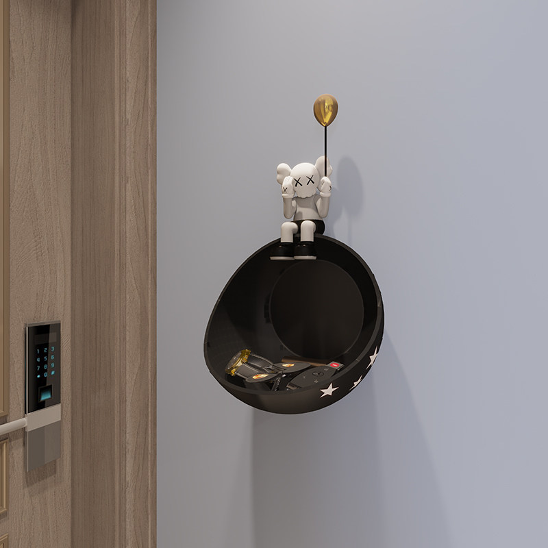 创意挂钥匙收纳进门口挂钩入户壁挂架置物L架免打孔墙上装饰品摆,家居饰品,装饰挂钩,淘宝优惠券,粉丝福利购,淘宝优惠卷