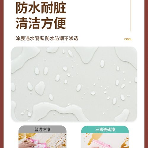 三清瓷砖地砖翻新改n色漆卫生间砖厕所地面地板专用防水改造油漆