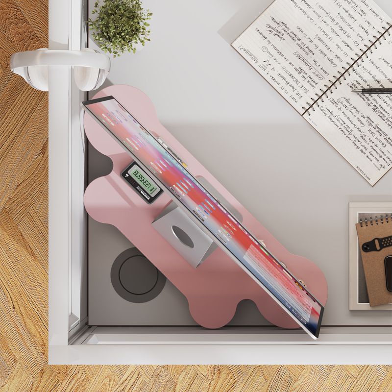 工位转角电脑增高架显示器底座z桌面收纳架办公桌置物架显示屏抬