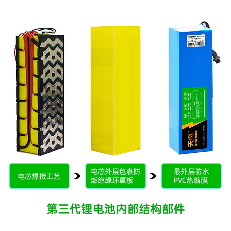 电动车锂电池36V48V60伏希洛普滑板外卖代Q驾折叠车锂电池通用