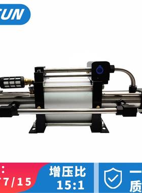 15倍双级气体加压泵氦气充装泵气体补压泵120公斤UBT7/15