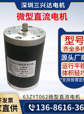 厂家供应微型马达永磁直流有刷电机63T062