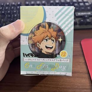 Fine 现货排球少年One Day新秋冬闪吧唧徽章端盒 日谷散货清仓
