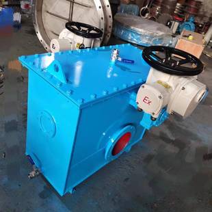 全封闭式 盲板阀 盲板阀F94X 2.5CDN200手动电动过煤气密闭式
