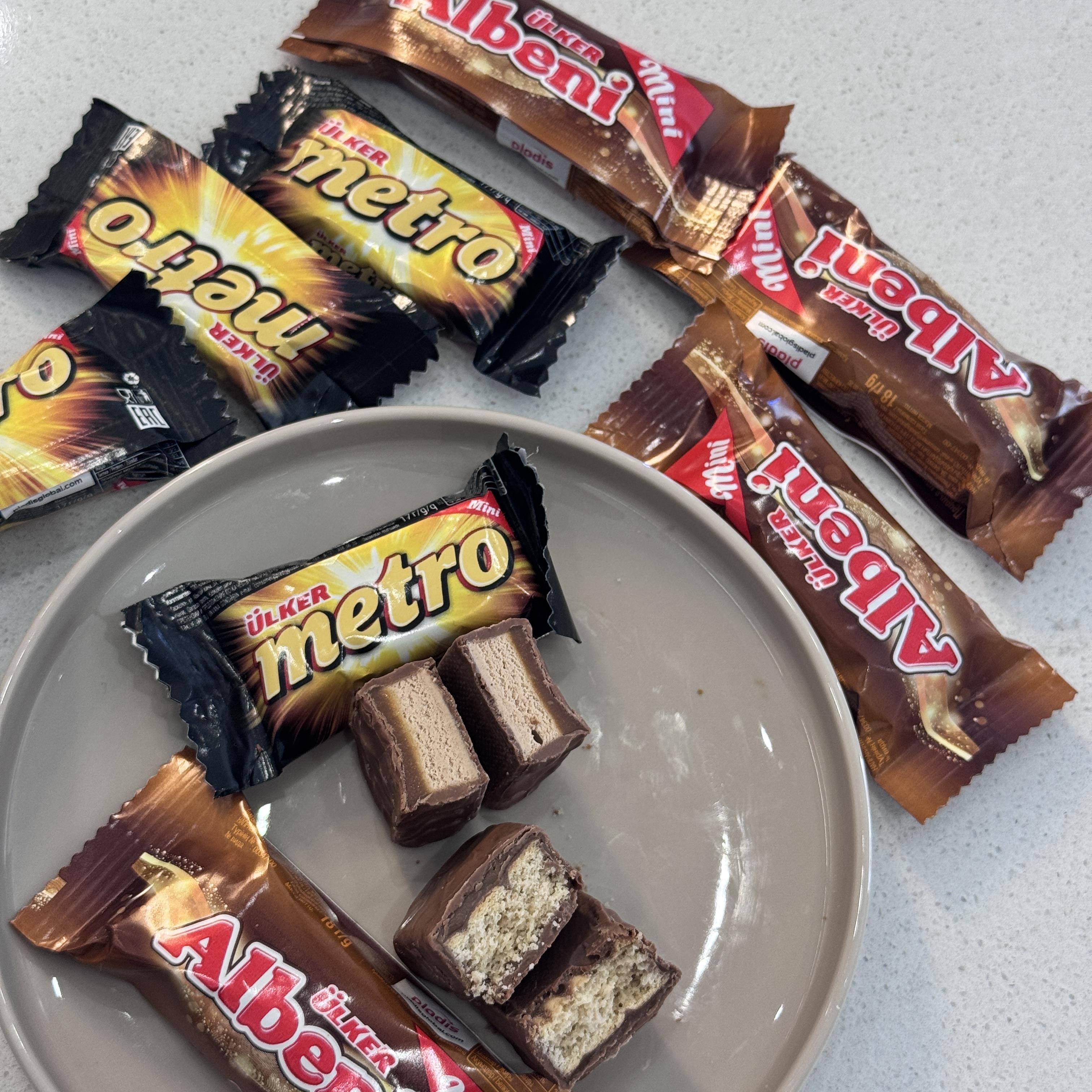 土耳其优客牌焦糖夹心巧克力进口牛奶巧克力夹心饼干进口零食