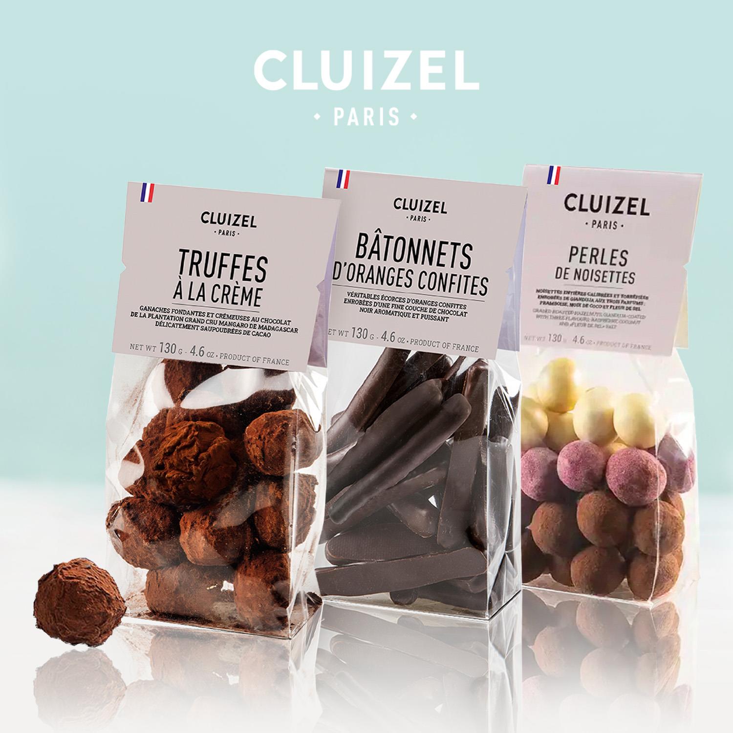 法国进口柯氏Michel cluizel松露巧克力橙皮夹心巧克力零食限定