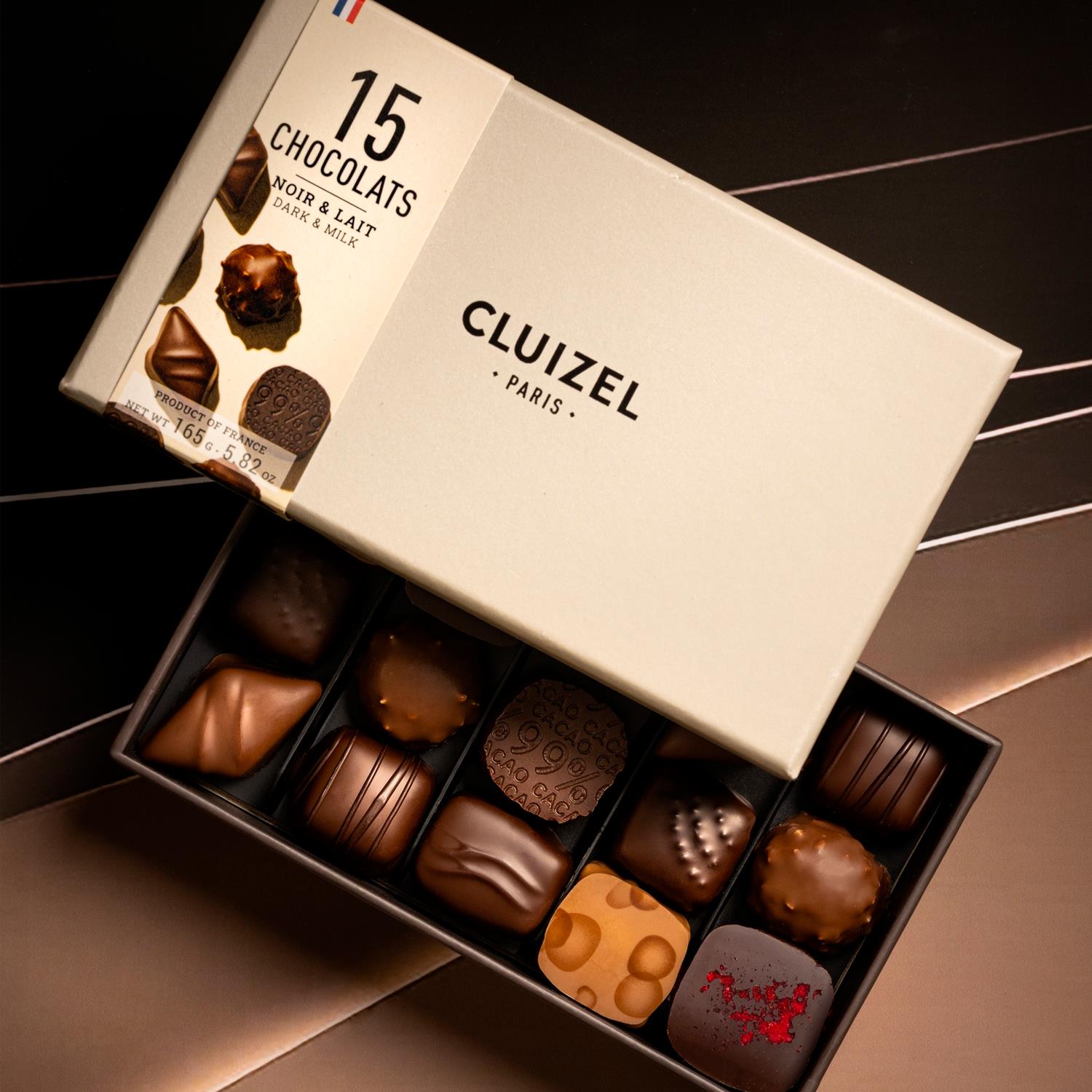 法国进口柯氏michel cluizel黑巧克力牛奶巧克力什锦礼盒节日送礼