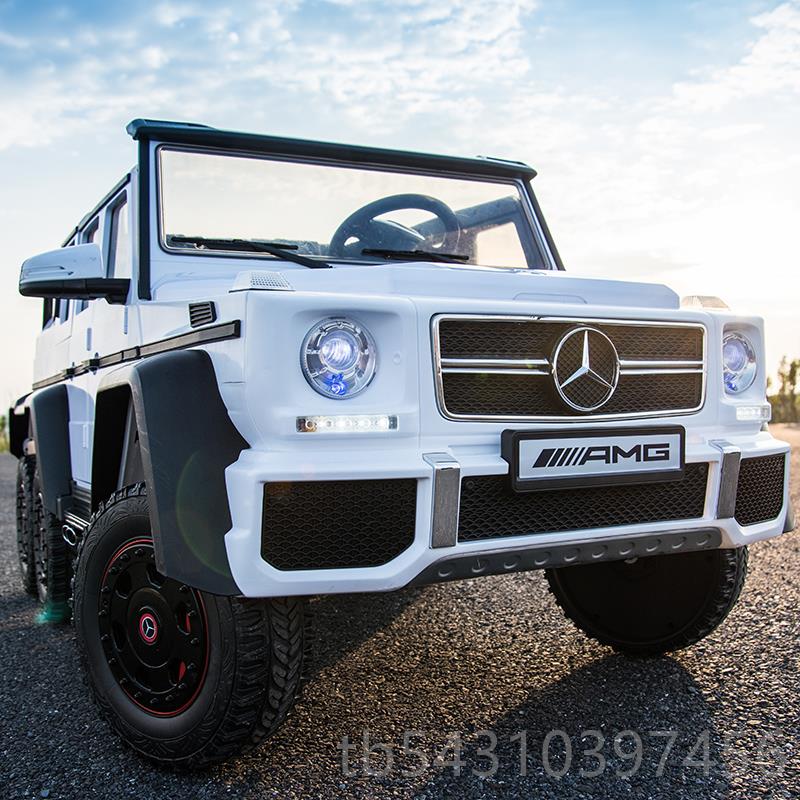 正品超人座奔驰大g儿童电动车四双轮遥大控玩具越野汽可车坐大人